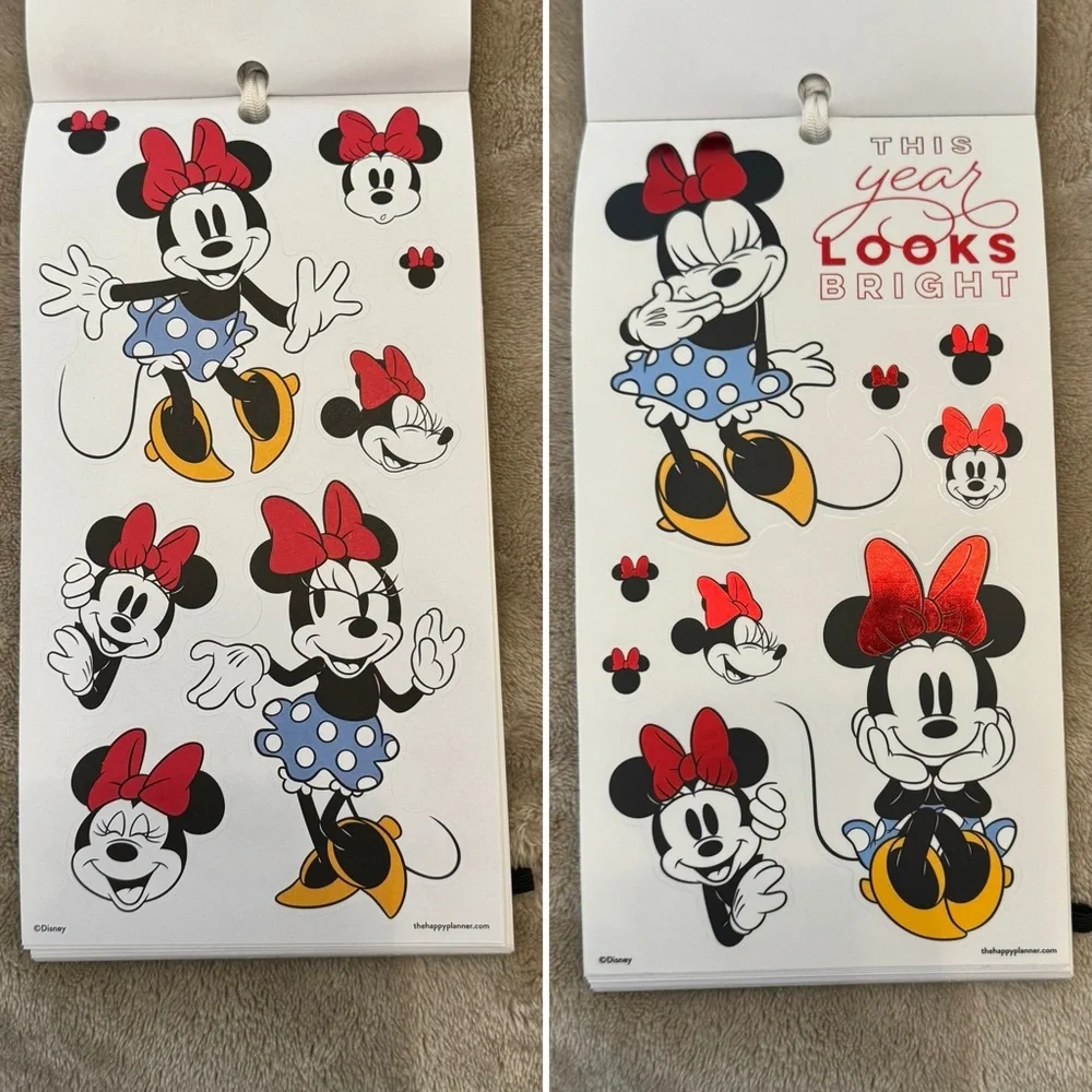 Disney © Value Pack Stickers LARGE MICKEY MOUSE AND MINNIE MOUSE